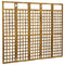 Rustika Rowe -  5Panel Room Divider/Trellis Solid Acacia Wood 200x170 cm